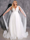 robe-de-mariee-avec-cape-grande-taille