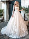 robe-de-mariee-princesse-volumineuse-manches-longues