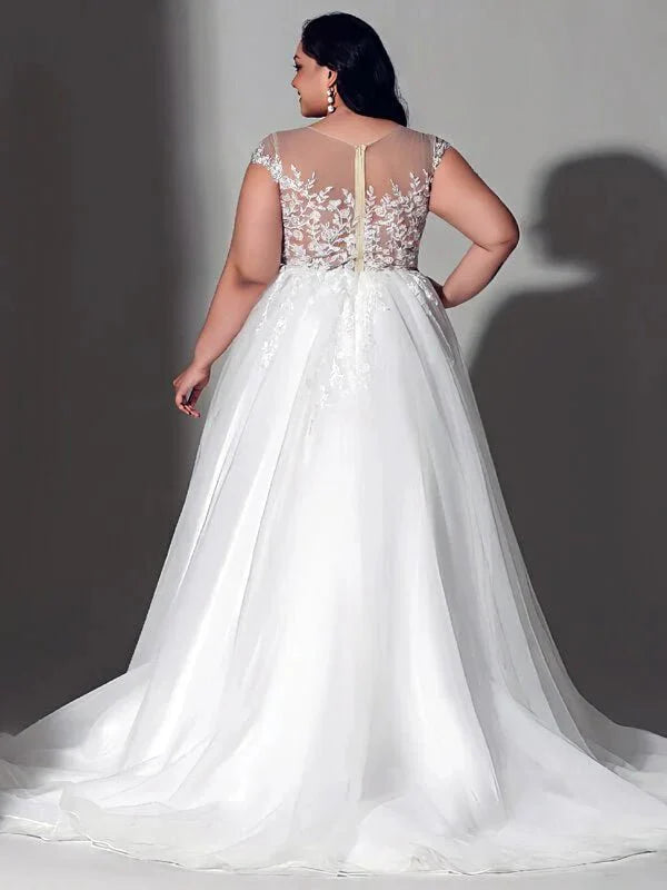 robe-de-mariee-romantique-grande-taille