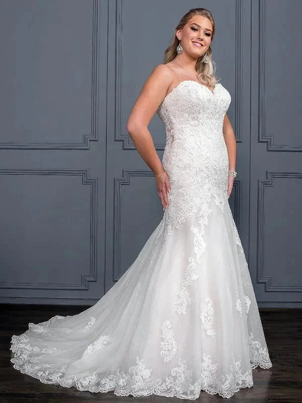 robe-de-mariee-bustier-femme-ronde