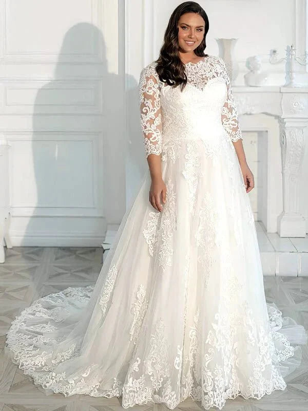 Robe de Mariée Champêtre Grande Taille