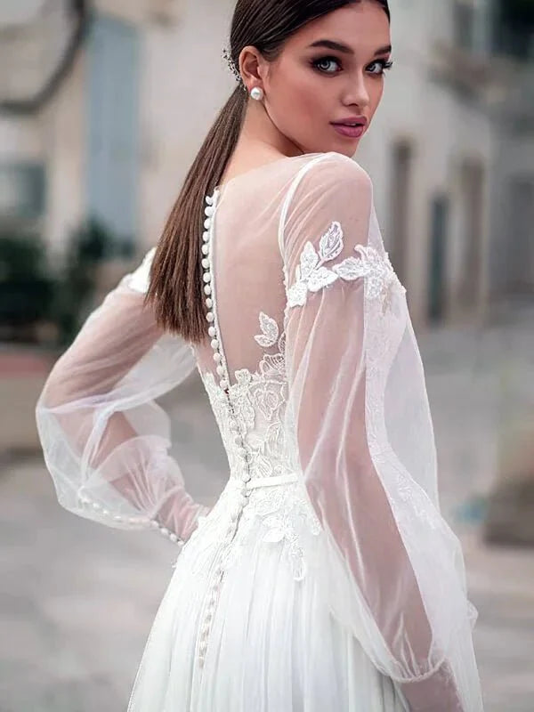 Robe de Mariée Champêtre Chic et Raffiné
