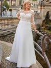 robe-de-mariee-en-mousseline-grande-taille