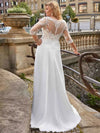robe-de-mariee-en-mousseline-grande-taille
