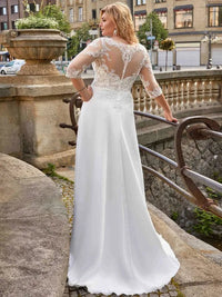 robe-de-mariee-en-mousseline-grande-taille