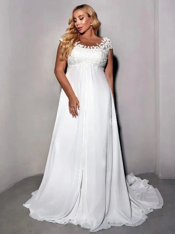 robe-de-mariee-en-mousseline-pour-femme-enceinte