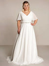 robe-de-mariee-femme-ronde-mousseline
