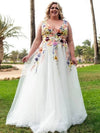 robe-de-mariee-fleurie-grande-taille