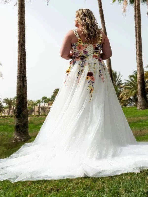 robe-de-mariee-fleurie-grande-taille