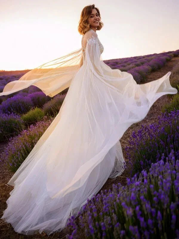 robe-de-mariee-fluide-champetre