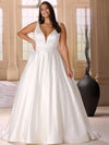robe-de-mariee-grande-taille-en-satin