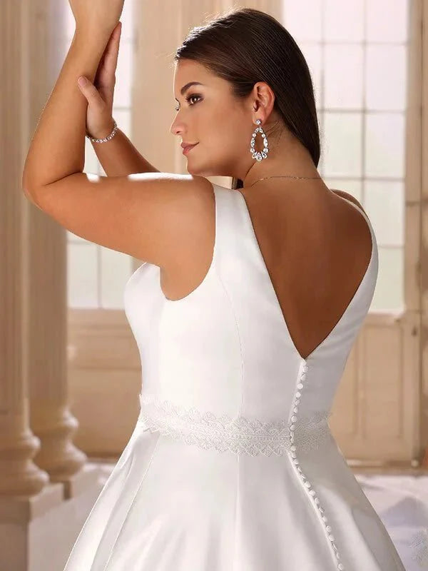 robe-de-mariee-grande-taille-en-satin