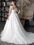 robe-de-mariee-grande-taille-fluide