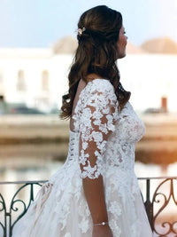 robe-de-mariee-lacet-dos-grande-taille