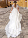 robe-de-mariee-longue-traine-femme-ronde