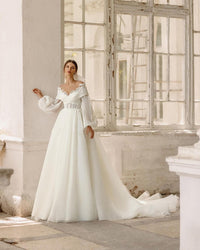 robe-de-mariee-princesse-manche-longue-dentelle