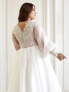 robe-de-mariee-organza-curvy