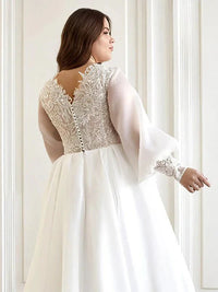 robe-de-mariee-organza-curvy