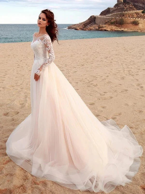 Robe de Mariée Champêtre Dentelle Romantique