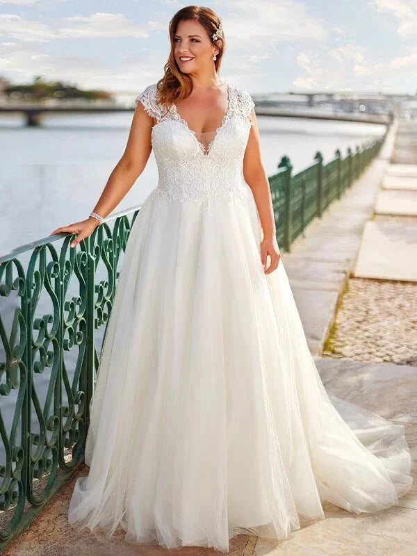 Robe de Mariée pour Femme Ronde de 50 ans