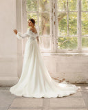 robe-de-mariee-princesse-manche-longue-dentelle