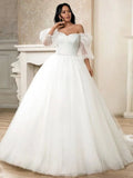 robe-de-mariee-princesse-manches-bouffantes