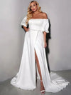 robe-de-mariee-satin-col-bateau