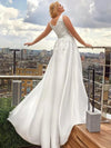 robe-de-mariee-satin-grande-taille