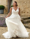 robe-de-mariee-simple-femme-ronde