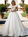 robe-de-mariee-trapeze-dentelle