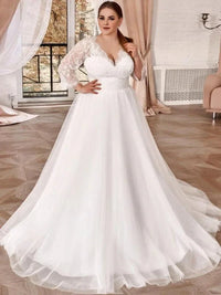 robe-de-mariee-vintage-femme-ronde