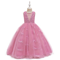 robe-de-princesse-rose-clair-fille