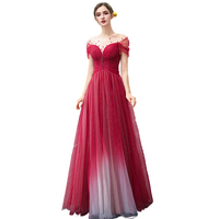robe-de-princesse-rouge-bordeaux