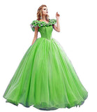 robe-de-princesse-vert-pomme