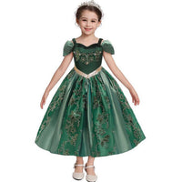 robe-de-princesse-verte-emeraude