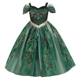 robe-de-princesse-verte-emeraude