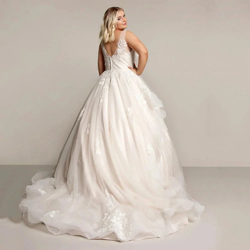 Robe Femme Ronde pour Mariage