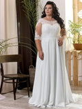 robe-longue-mariage-femme-ronde