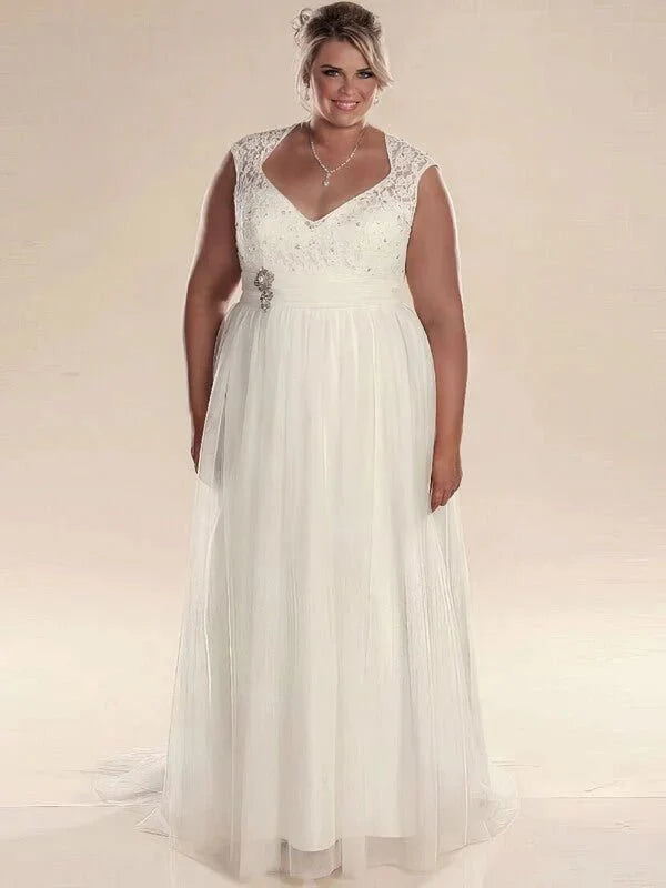 Robe Mariée Femme Ronde Grande Taille