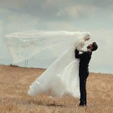 Robe de Mariée Princesse pour Femme Voilée