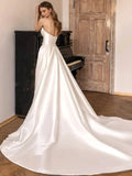 Robe de mariée satin sirène
