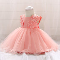 robe-bebe-fille-rose-poudre