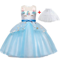 robe-de-princesse-fille-avec-jupon