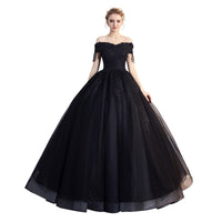 robe-princesse-longue-femme-noir