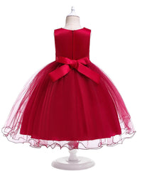 robe-de-princesse-petite-fille-rouge
