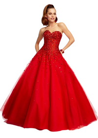 robe-princesses-femme-rouge