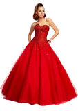 robe-princesses-femme-rouge