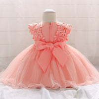 robe-bebe-fille-rose-poudre