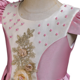 robe-rose-princesse-fille-pas-cher