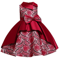 robe-rouge-fille-ceremonie